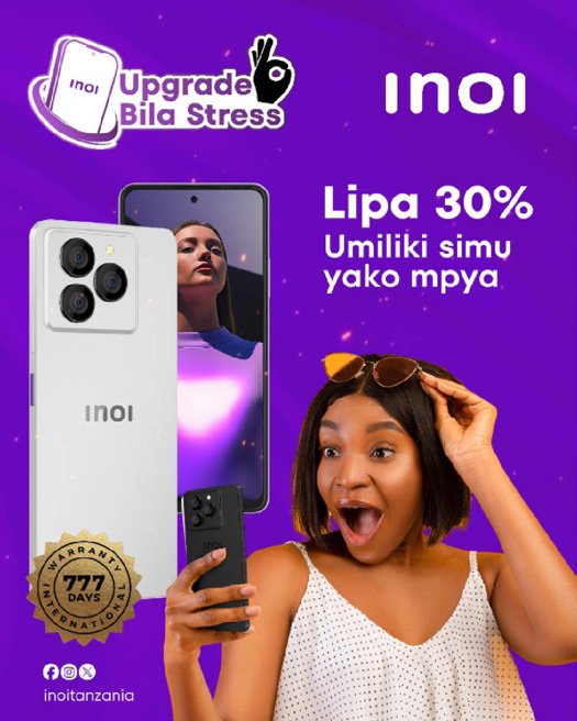 INOI Phones smartphone campaign visuals 3 of 3