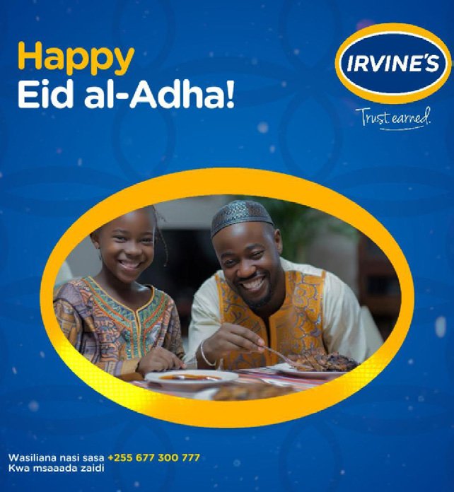 Irvine's Tanzania seasonal social-media visuals